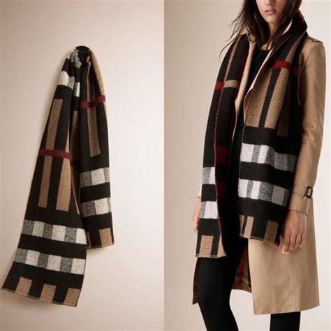 burberry half mega check blanket scarf|The Burberry Scarf .